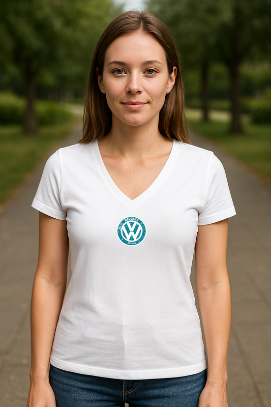 Revolks Womans V Neck Tee - 4010