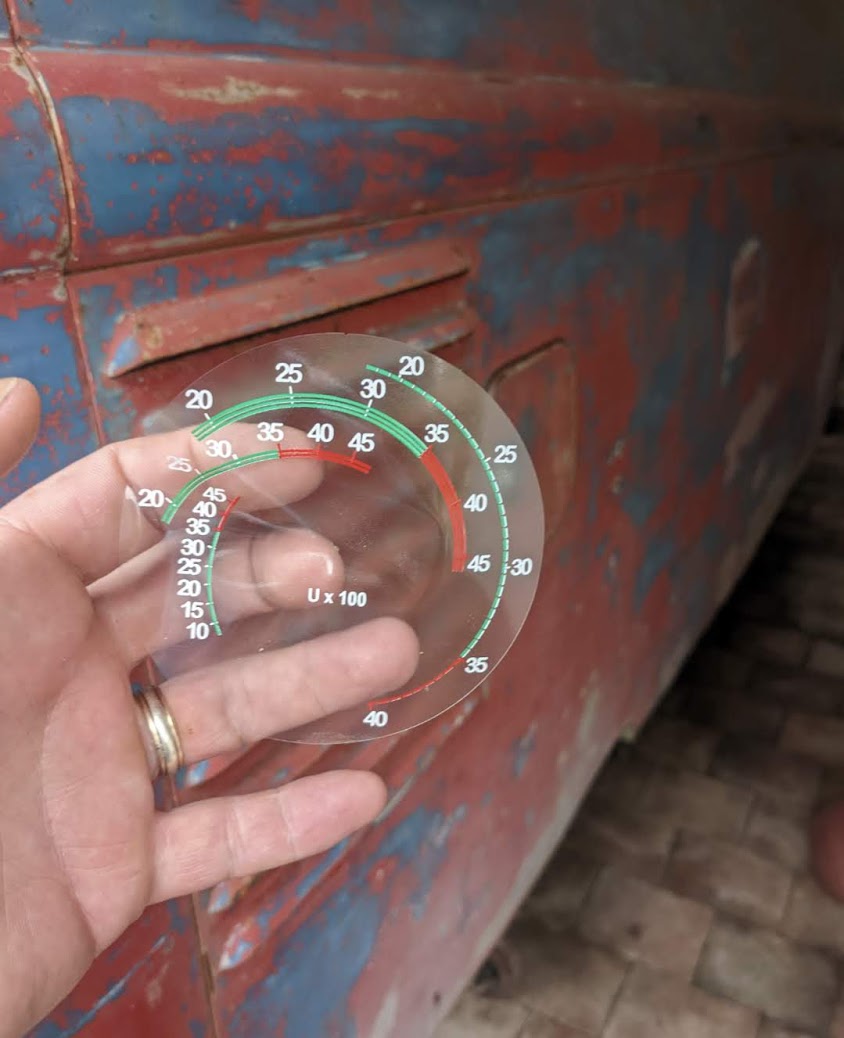 100465 - Speedo RPM Sticker