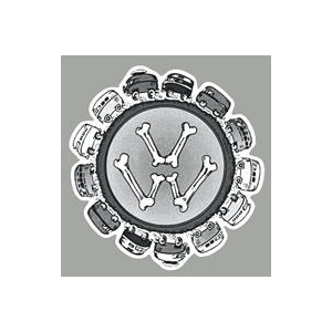 100130 - VW World - White on Clear