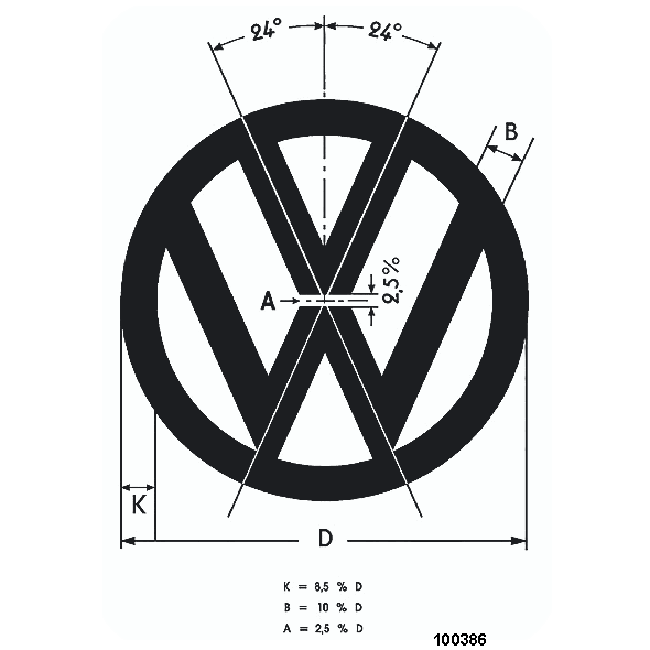 100386 - VW Logo