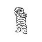 100077 - Michelin Man Hands Point